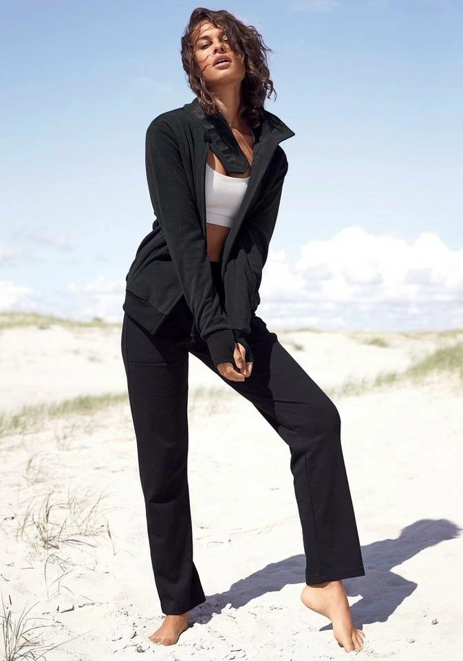 Bench. Fleecejacke mit Stehkragen und Daumenlöchern Türkis, Schwarz 7 Bench. Fleecejacke mit Stehkragen und Daumenlöchern Türkis, Schwarz – Bild 7