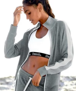 Bench. Sweatjacke mit Seitenstreifen und Stehkragen Stone-weiß, Schwarz-weiß, Nude-weiß 14 Bench. Sweatjacke mit Seitenstreifen und Stehkragen Stone-weiß, Schwarz-weiß, Nude-weiß -Bench Verkaufsgeschäft 023bac97 8352 5c8b ad89 64042a533594