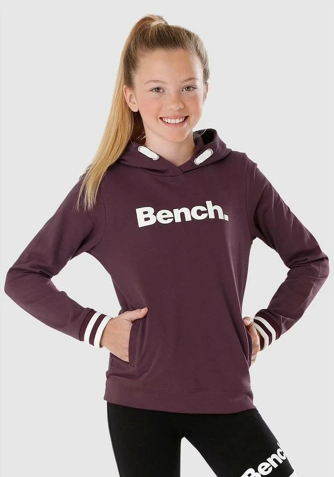 Bench. Kapuzensweatshirt mit Frontdruck Schwarz, Grau, Bordeaux 8 Bench. Kapuzensweatshirt mit Frontdruck Schwarz, Grau, Bordeaux – Bild 8