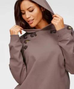 Bench. Kapuzensweatshirt mit glänzendem Leodruck Weiß-leo, Schwarz-leo, Nougat-leo -Bench Verkaufsgeschäft 036cb236 c753 5412 964a 707c8816ec4b