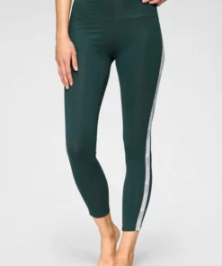 Bench. Leggings mit bedruckten Tapestreifen Dunkelgrün, Schwarz -Bench Verkaufsgeschäft 039a5e85 ba5b 5c30 983c 8ac5a56c5350