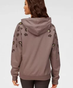 Bench. Kapuzensweatshirt mit glänzendem Leodruck Weiß-leo, Schwarz-leo, Nougat-leo -Bench Verkaufsgeschäft 0473edaf a720 5d87 9ca8 6782edcb6023