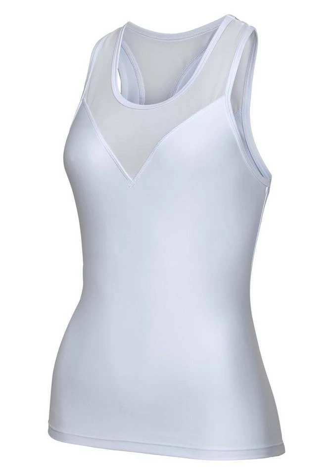 Bench. Sporttop mit Mesh-Einsatz Schwarz, Weiß, Nougat 4 Bench. Sporttop mit Mesh-Einsatz Schwarz, Weiß, Nougat – Bild 4