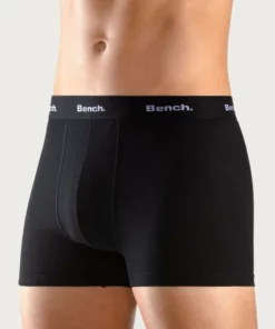 Bench. Boxer (4 Stück) mit kontrastfarbigem Bund Schwarz, Royalblau | grau-meliert | rot | schwarz, Navy | bordeaux | petrol | anthrazit -Bench Verkaufsgeschäft 079342c7 bfb2 5861 aff3 0705f3612705