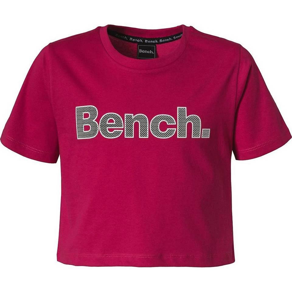 Bench. T-Shirt »T-Shirt KAY für Mädchen« Schwarz, Weiß, Pink 11 Bench. T-Shirt »T-Shirt KAY für Mädchen« Schwarz, Weiß, Pink – Bild 11