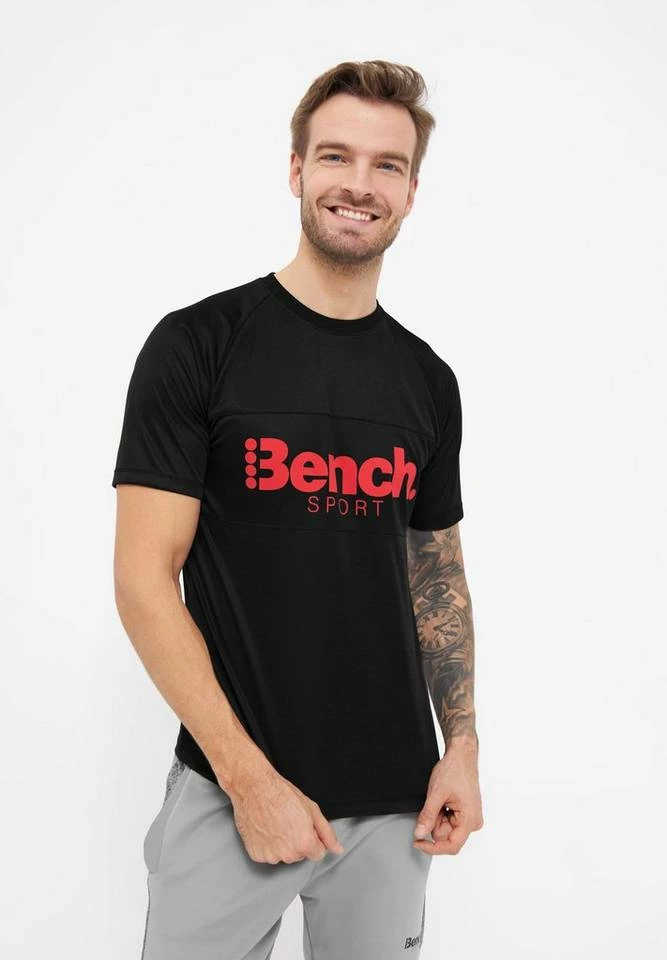 Bench. Kurzarmshirt »Deltoid« Schwarz, White 5 Bench. Kurzarmshirt »Deltoid« Schwarz, White – Bild 5