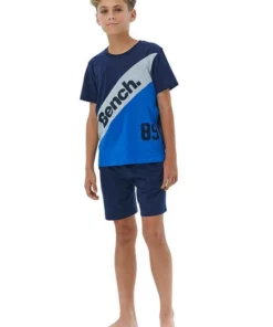 Bench. Shorty mit Colourblock und Logo Schriftzug