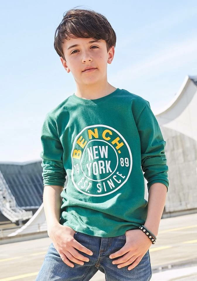 Bench. Langarmshirt mit Prägedruck 5 Bench. Langarmshirt mit Prägedruck – Bild 5