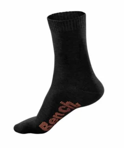 Bench. Socken (Box, 6-Paar) mit verschiedenfarbigen Logos Schwarz, Jeans-meliert, Grau-meliert -Bench Verkaufsgeschäft 16788722