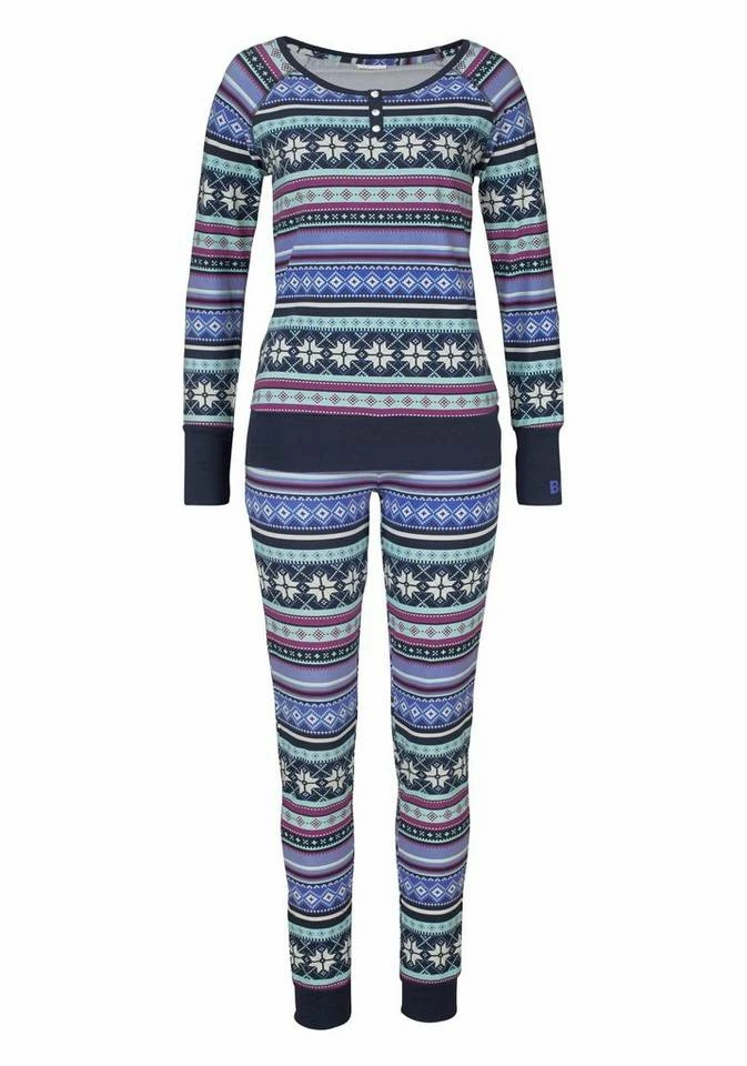 Bench. Pyjama mit buntem Norwegermuster 2 Bench. Pyjama mit buntem Norwegermuster – Bild 2