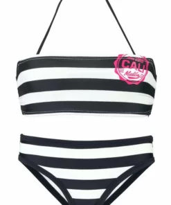 Bench. Bandeau-Bikini mit trendigen Streifen Schwarz-weiß, Blau-weiß, Pink-weiß -Bench Verkaufsgeschäft 17791534