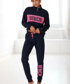 Bench. Sweatshirt »Contrast« im Color-Blocking Design mit Logoprint Grau-meliert-pfirsich, Navy-pink, Weiß-schwarz -Bench Verkaufsgeschäft 19ac2bfb f2a4 534a b9b2 1c7a4e44ef4d
