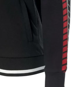 Bench. Sweatjacke im Collegestyle Schwarz, Offwhite-ecru-altweiß, Rot -Bench Verkaufsgeschäft 1a8869af 6878 5c48 ac89 6348ef68106c