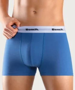 Bench. Boxer (4 Stück) mit kontrastfarbigem Bund Schwarz, Royalblau | grau-meliert | rot | schwarz, Navy | bordeaux | petrol | anthrazit -Bench Verkaufsgeschäft 1af2a942 8bca 52ed a53a 510a66a0e837