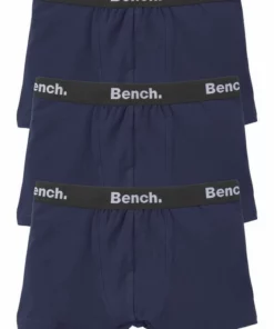 Bench. Boxer (3 Stück) mit Logo-Webbund Schwarz | grau-meliert | blau, Schwarz, Marine -Bench Verkaufsgeschäft 21024615