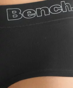 Bench. Panty (3 Stück) mit weichem Bündchen und Logodruck Schwarz, Anthrazit-meliert-rosa, Rot-meliert | marine-meliert | grau-meliert -Bench Verkaufsgeschäft 21521750