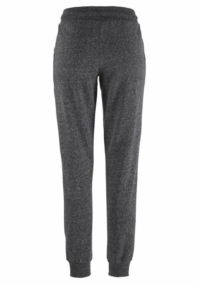 Bench. Relaxhose mit Logoprint Schwarz, Anthrazit-meliert 4 Bench. Relaxhose mit Logoprint Schwarz, Anthrazit-meliert – Bild 4