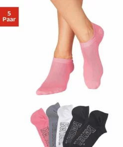 Bench. Sneakersocken (5-Paar) für modische Sneaker-Schuhe Bunt, Schwarz, Weiß -Bench Verkaufsgeschäft 21725571