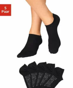 Bench. Sneakersocken (5-Paar) für modische Sneaker-Schuhe Bunt, Schwarz, Weiß -Bench Verkaufsgeschäft 21725577