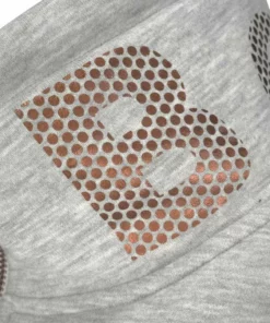 Bench. Sweatjacke mit Glanzprint am Stehkragen Apricot, Mint, Grau-meliert -Bench Verkaufsgeschäft 22925250