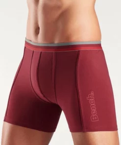 Bench. Langer Boxer (3 Stück) sportiv Dunkelpetrol | anthrazit-meliert | petrol, Bordeaux | grau-meliert | rot, Blau | schwarz | marine -Bench Verkaufsgeschäft 23135025