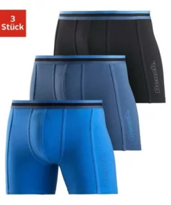 Bench. Langer Boxer (3 Stück) sportiv Dunkelpetrol | anthrazit-meliert | petrol, Bordeaux | grau-meliert | rot, Blau | schwarz | marine -Bench Verkaufsgeschäft 23365959