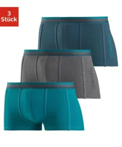 Bench. Hipster (3 Stück) sportiv Blau | schwarz | marine, Dunkelpetrol | anthrazit-meliert | petrol, Bordeaux | grau-meliert | rot -Bench Verkaufsgeschäft 23367181