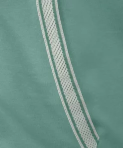 Bench. Kapuzensweatjacke mit gestreiften Bündchen und Glanzprint Grau-meliert, Apricot, Mint -Bench Verkaufsgeschäft 24403001