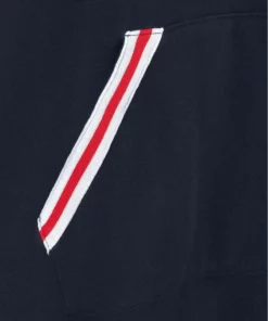 Bench. Sweatkleid mit Kapuze, kurzem Zipper und Kängurutasche Grau-meliert, Marine -Bench Verkaufsgeschäft 24403493