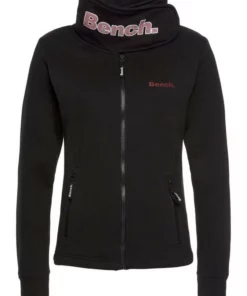 Bench. Sweatjacke »HAYLO« Signature Sweatjacke mit Kragenlasche Black, Fuchsia, Grau, Grey -Bench Verkaufsgeschäft 251f6c81 96e3 5157 b515 5924f89c7e88