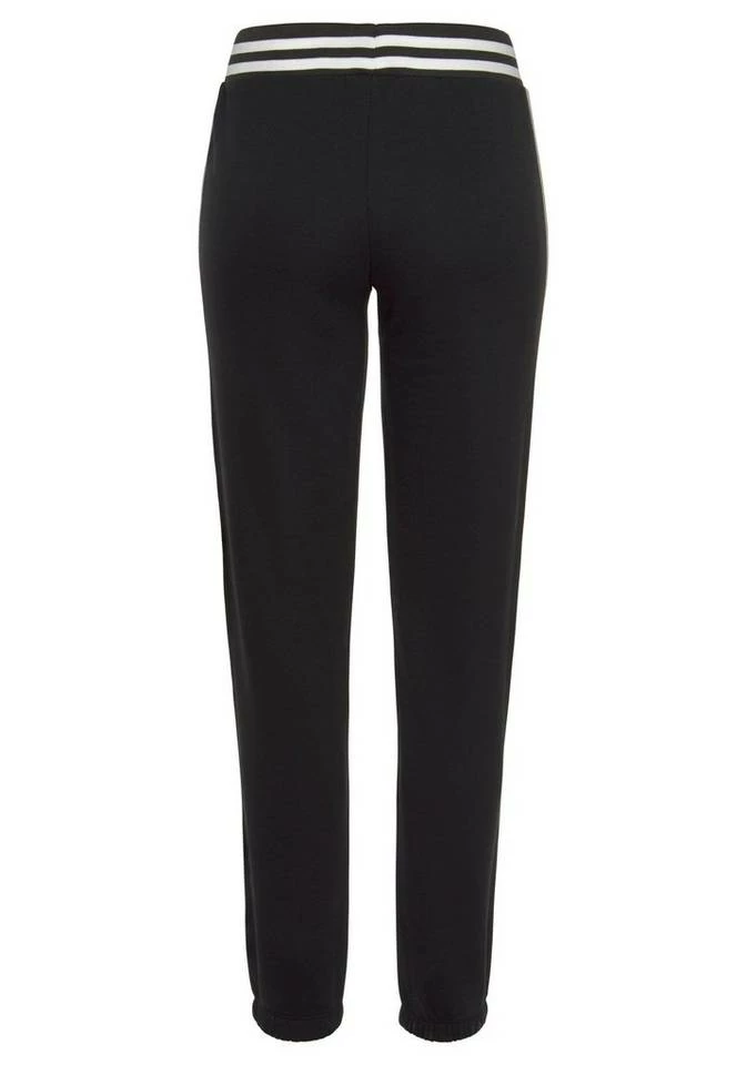 Bench. Sweathose mit Logodruck in Metalloptik Schwarz, Aubergine 4 Bench. Sweathose mit Logodruck in Metalloptik Schwarz, Aubergine – Bild 4