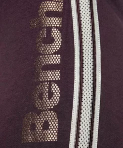 Bench. Sweatshorts mit Logodruck in Metalloptik Schwarz, Ecru, Aubergine -Bench Verkaufsgeschäft 28572213