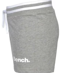 Bench. Sweatshorts mit Logo-Druck Schwarz, Grau-meliert -Bench Verkaufsgeschäft 29746123