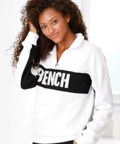 Bench. Sweatshirt »Contrast« im Color-Blocking Design mit Logoprint Grau-meliert-pfirsich, Navy-pink, Weiß-schwarz -Bench Verkaufsgeschäft 2bbfce8c debd 5e9d 87c1 6548e1da8868