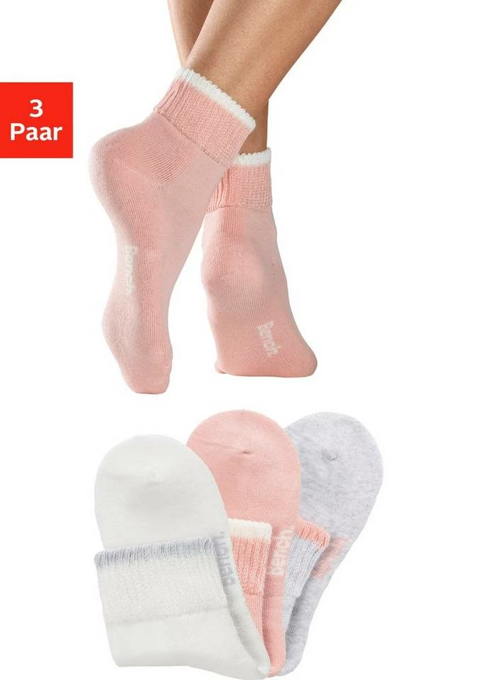 Bench. Kuschelsocken (3-Paar) mit weichem Frottee 1 Bench. Kuschelsocken (3-Paar) mit weichem Frottee