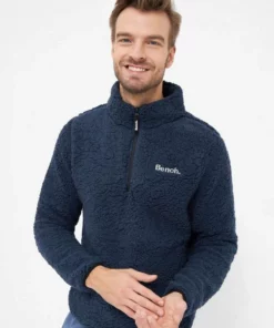 Bench. Fleecejacke »Escapo« Stickerei, Sportives Seitenband Navy, Grau, Schwarz -Bench Verkaufsgeschäft 2dc0934f ccd9 58f3 86dd 38a2002ec088