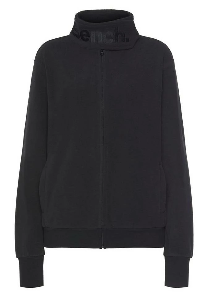 Bench. Fleecejacke mit Stehkragen und Daumenlöchern Türkis, Schwarz 2 Bench. Fleecejacke mit Stehkragen und Daumenlöchern Türkis, Schwarz – Bild 2