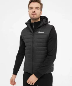 Bench. Steppweste »Jinty« wasserabweisend, wasserabweisende Reißverschlüsse, Fleecefutter Schwarz, Grau, Navy -Bench Verkaufsgeschäft 300411e9 1c35 5425 83bb 81146c9c8242