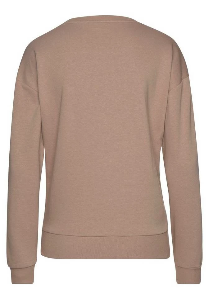 Bench. Sweatshirt mit Labeldruck Camelfarben-schwarz, Schwarz-taupe 4 Bench. Sweatshirt mit Labeldruck Camelfarben-schwarz, Schwarz-taupe – Bild 4