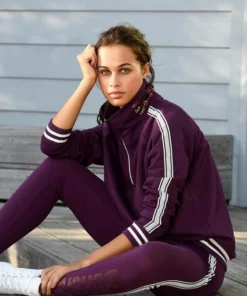 Bench. Sweatshirt in lässiger Troyerform Ecru, Aubergine, Black -Bench Verkaufsgeschäft 31611783 1