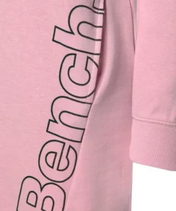 Bench. Sweatkleid mit seitlichem Logoprint Ecru-schwarz, Rosa-schwarz, Mint-schwarz, Anthrazit-schwarz -Bench Verkaufsgeschäft 31705709