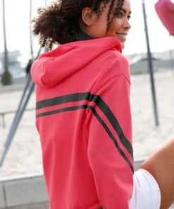 Bench. Kapuzensweatshirt in kurzer Form Schwarz-weiß, Pink-schwarz -Bench Verkaufsgeschäft 31817756