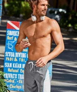 Bench. Badeshorts, mit farbigen Einsätzen Marine, Grau -Bench Verkaufsgeschäft 31885265