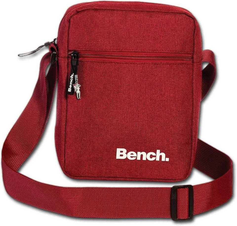 Bench. Umhängetasche »D2OTI301R Bench sportliche Umhängetasche rot« (Umhängetasche), Damen, Jugend Tasche aus Polyester, Größe ca. 17cm in rot 1 Bench. Umhängetasche »D2OTI301R Bench sportliche Umhängetasche rot« (Umhängetasche), Damen, Jugend Tasche aus Polyester, Größe ca. 17cm in rot