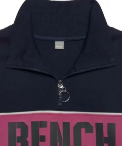 Bench. Sweatshirt »Contrast« im Color-Blocking Design mit Logoprint Grau-meliert-pfirsich, Navy-pink, Weiß-schwarz -Bench Verkaufsgeschäft 34282169