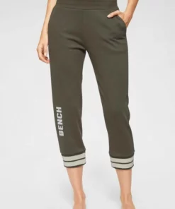 Bench. Relax-Caprihose mit breiten weichen Ribbündchen Schwarz, Khaki -Bench Verkaufsgeschäft 34420212
