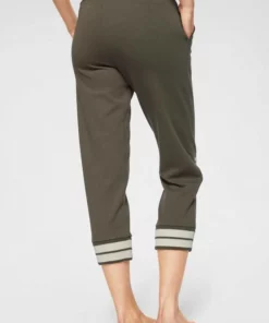 Bench. Relax-Caprihose mit breiten weichen Ribbündchen Schwarz, Khaki -Bench Verkaufsgeschäft 34422498