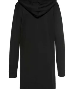 Bench. Sweatkleid aus Piqué mit 3D-Logoschriftzug Black, Ecru, Old rose -Bench Verkaufsgeschäft 34424020