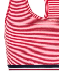 Bench. Bustier (2-tlg) mit Racerback und kleinem Logodruck hinten Marine-gestreift | marine-uni, Rot-gestreift | rot-uni -Bench Verkaufsgeschäft 34506908