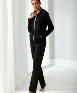 Bench. Kapuzensweatjacke aus Piqué mit 3D-Logoschriftzug Ecru, Black, Old rose -Bench Verkaufsgeschäft 34572873